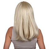 Довга перука з чубчиком Karmelita з канекалону колір блондин, фото 2