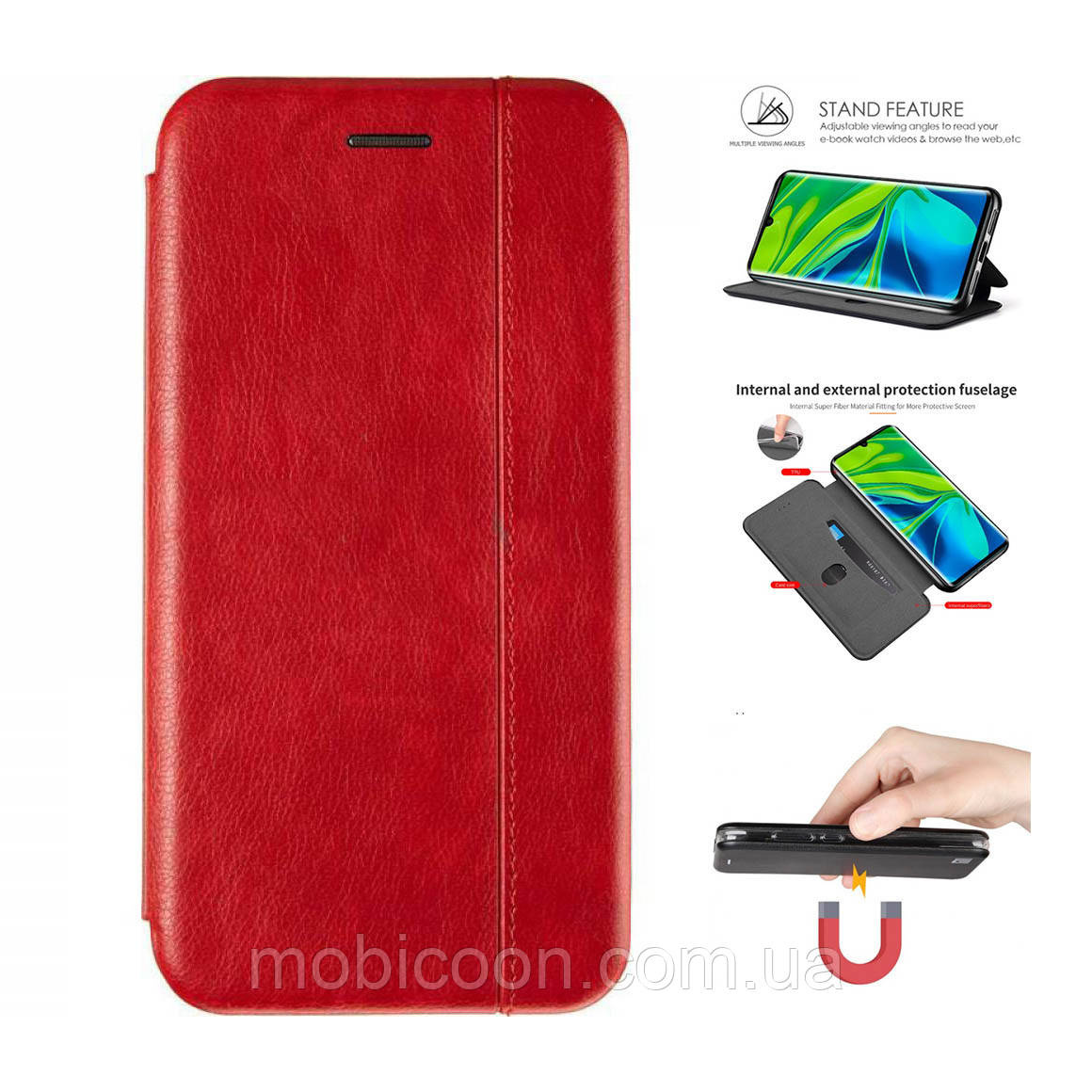 Чохол книжка Gelius для Samsung Galaxy A10s A107 червоний (самсунг а10с)