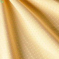 Однотонна скатертна тканина золотистого кольору для ресторану 83102v3