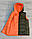 Двосторонній жилет, демісезонний для хлопчика, колір: хакі + оранжевий, розмір 122, фото 3