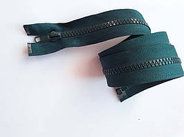 Замок-блискавка  роз'ємний пластиковий №5 "Трактор" ,1 бігунок, 55 см. Морська хвиля, темний