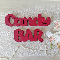 Слово з дерева "Candy BAR"