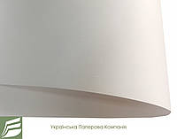 Дизайнерский картон Ultrawhite Ivory Board с тиснением лен, белый, 280 гр/м2