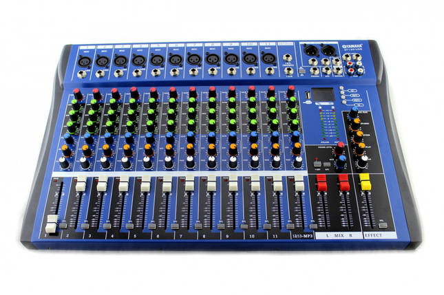 Аудіо мікшер Mixer 12USB\CT12 Ямаха 12 канальний, фото 2