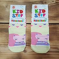 Шкарпетки для дівчинки жовті "Лисичка", розмір 10/6-12 міс.