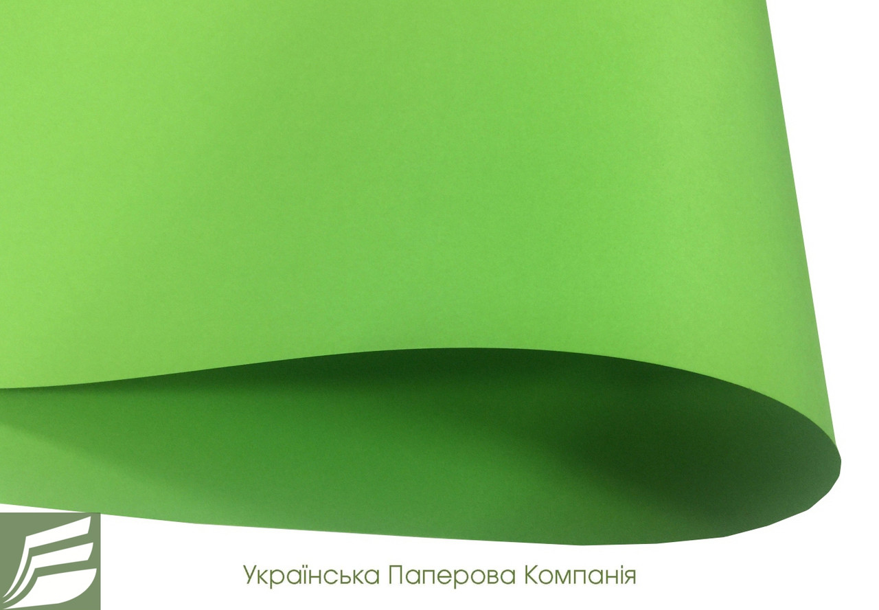 Дизайнерський папір Hyacinth, гладка зелена, 110 гр/м2, фото 1