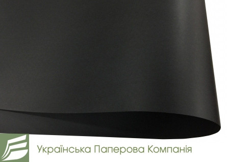 Дизайнерський папір VIVALDI BLACK RE.AKARSU чорний, 71*100см, 125гр/м. кв.(195120)