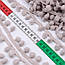 Тасьма з рідкими помпонами 10 мм світло-сірого кольору, фото 2
