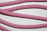 Шнур круглий з наповнювачем 6мм світло-рожевий моток 100м, фото 2