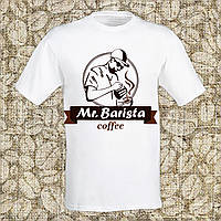 Жіноча футболка з принтом "Mr. Barisra" Push IT S, Білий