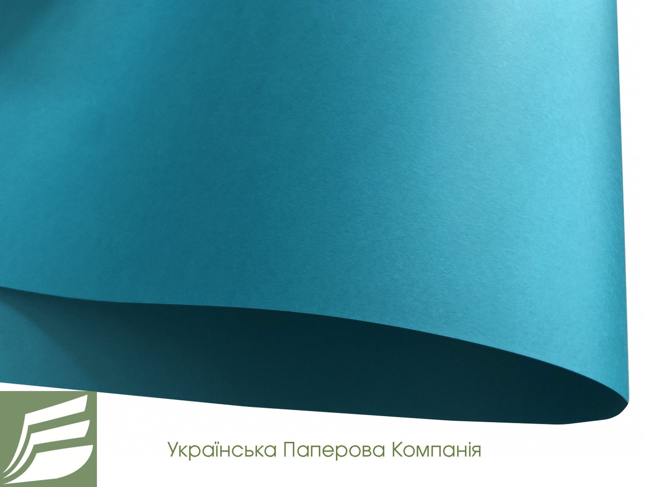 Арт.71704 Дизайнерський картон Vert Paon, бірюзовий матовий, 250 гр/м2, фото 1