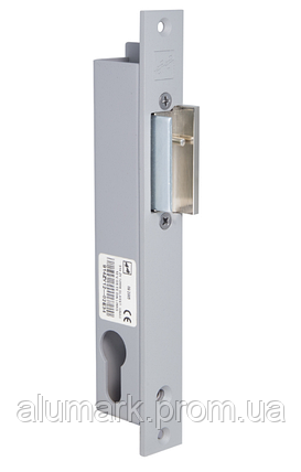 Електромеханічна клямка EFF EFF 914 ZY12 - 02E35 (W / O_SP GREY 12V_DC_Ee L _12мм)НЗ для скляних дверей, фото 2