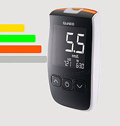 Глюкометр GluNEO - ГлюНЕО стартовий набір з 25 смужками і ланцетами