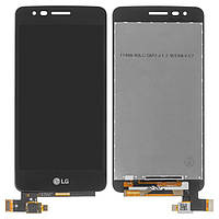Дисплей для LG K8 (2017) X240 Dual Sim, 20 pin, модуль в сборе (экран и сенсор), черный, оригинал
