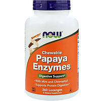 Пищеварительные Ферменты Папаи, Papaya Enzymes, Now Foods, 360 леденцов