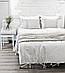 Плед в'язаний Ohaina коси 190х160 Linen Beige, фото 4