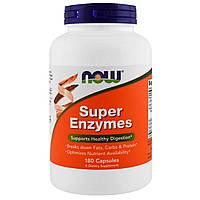 Супер Энзимы, Now Foods, 180 капсул / Super Enzymes