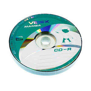 СD-R Диски Videx Mamba 700mb 52x Bulk (10шт.)