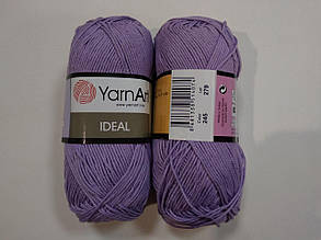 Пряжа Ідеал (Ideal) Yarn Art колір 245 бузковий, 1 моток 50г