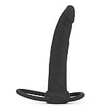 Насадка для подвійного проникнення Silicone Fantasy Double Prober Black, фото 4