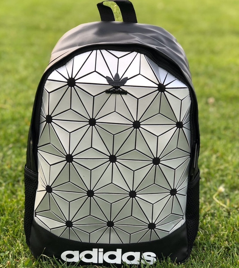 Міський рюкзак Adidas 3D Urban Mesh Roll Up Silver. Живе фото. Replic