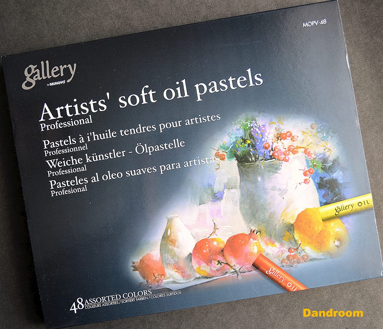 Набір олійної пастелі, м'яка, проф., 48 кольорів, MOPV-48, MUNGYO, фото 1