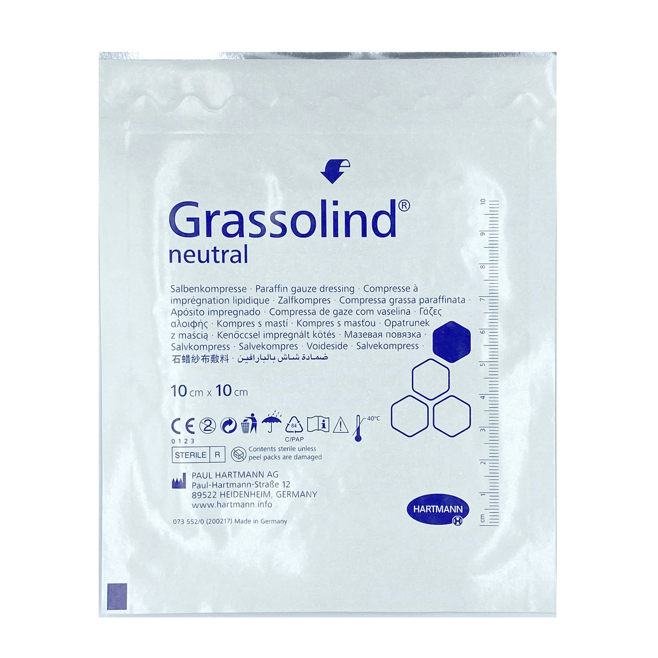 Мазєва пов'язка Grassolind Neutral 10 Х 10 см 1шт