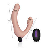 Страпон Rechargeable IJOY Strapless Strap-on Flesh, фото 4