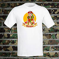 Жіноча футболка з принтом Українка "Ukraine" Push IT L, Білий
