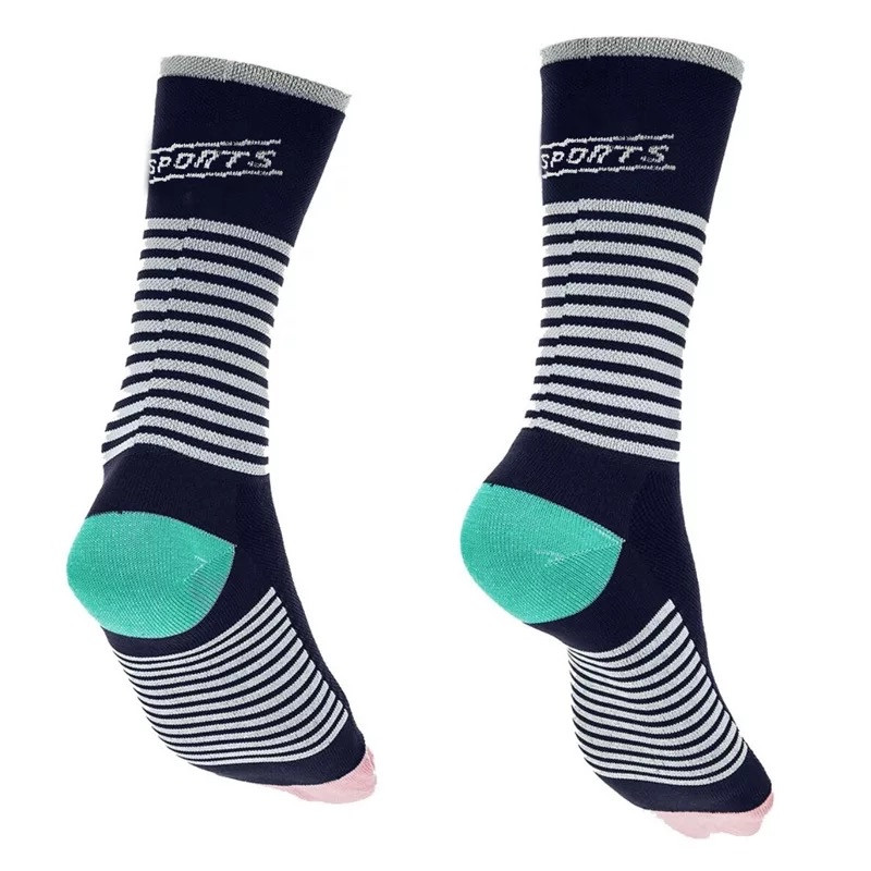 Компресійні шкарпетки для велоспорту DH Sports Line для чоловіків і жінок (сіро-чорний)