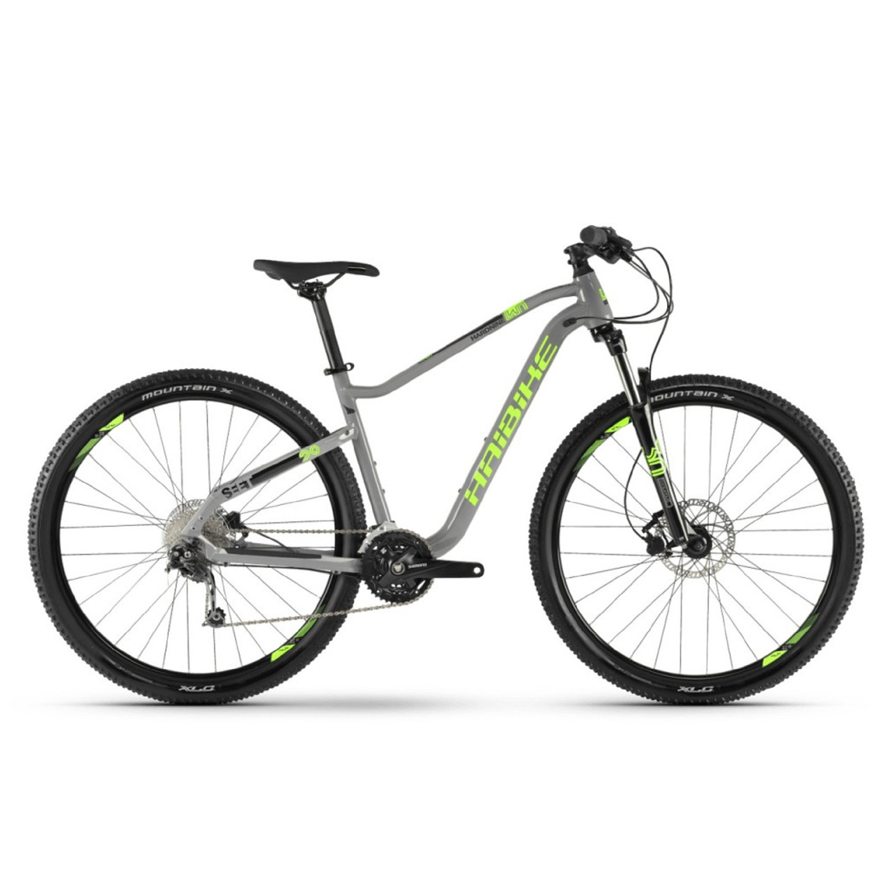 Велосипед Haibike SEET HardNine 4.0 29", рама M сірий/зелений/чорний, 2020