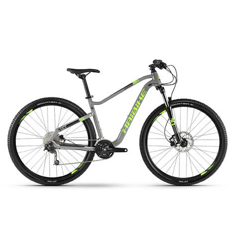 Велосипед Haibike SEET HardNine 4.0 29", рама S сiрий/зелений/черний, 2020, фото 2