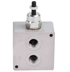 Плита одномісна з запобіжним клапаном під гідророзподільник Eurofluid Cetop 3 (Iso 06) серії EAS338