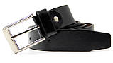 Ремінь батал довгий 135см чоловічий чорний, фото 2
