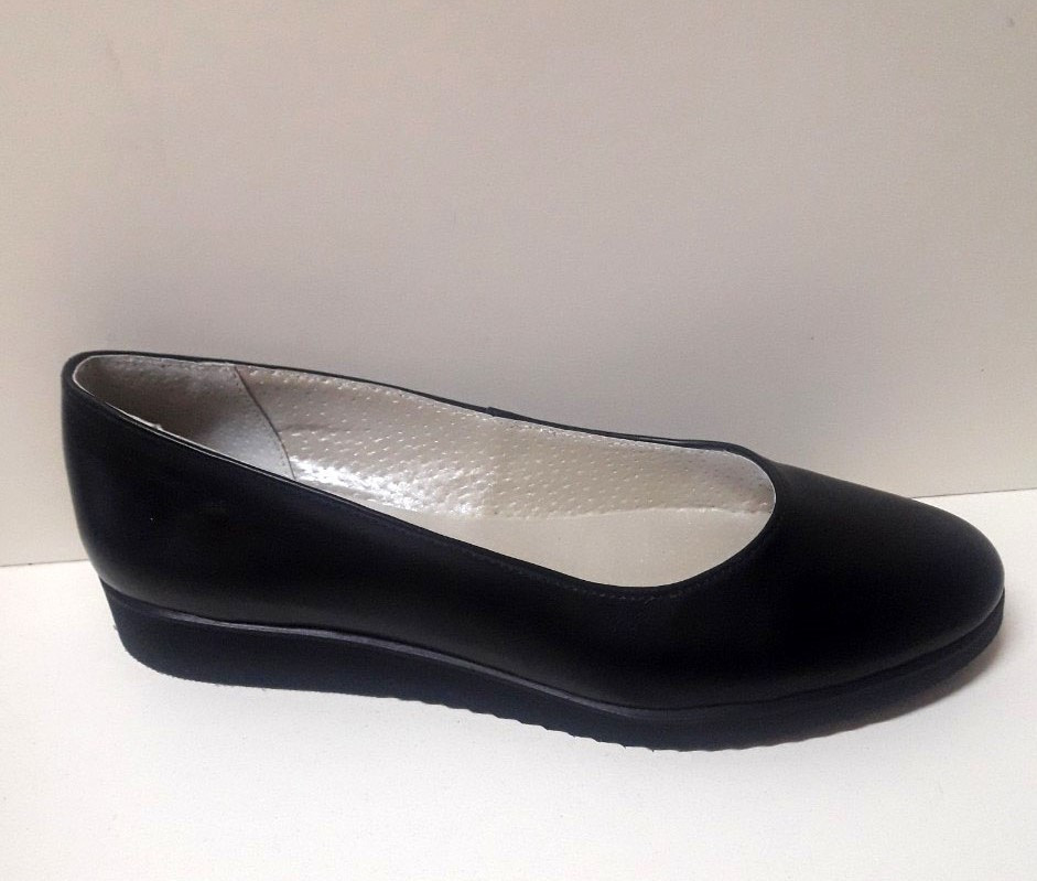 STTOPA Розміри 42-44. Балетки великих розмірів з натуральної шкіри. 159-4244 Чорні, фото 1