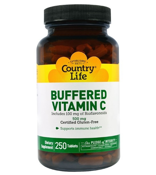 Вітамін С 500 Buffered Vitamin C Time Release (500мг) 100 таб.