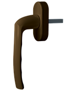 Ручка віконна Astex для металопластикового вікна WH 001 коричневий (РАЛ 8019)