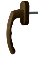 Ручка віконна Astex для металопластикового вікна WH 003 коричневий (РАЛ 8019)