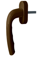 Ручка віконна Astex для металопластикового вікна WH 005 коричневий (РАЛ 8019)