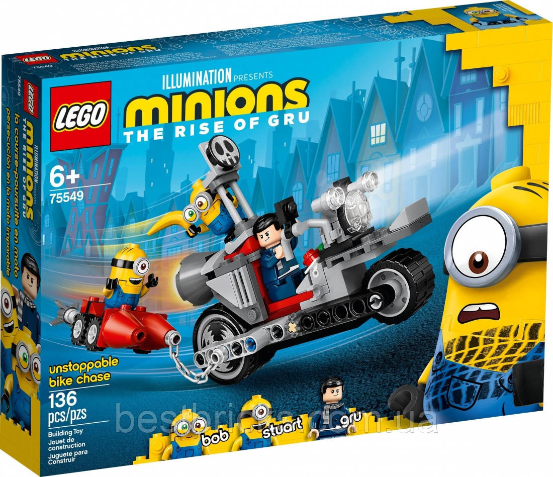 Lego Minions Неймовірна гонитва на мотоциклі 75549, фото 1