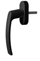 Ручка віконна Astex для металопластикового вікна WH 010 чорний (РАЛ 9005)