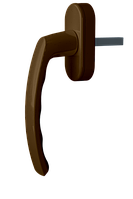 Ручка віконна Astex для металопластикового вікна WH 015 коричневий (РАЛ 8019)