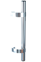 Ручка дверна штовхальна пряма 0,5м Astex Р-2 ST Металік Нержавіюча сталь -304 Комплект 2шт