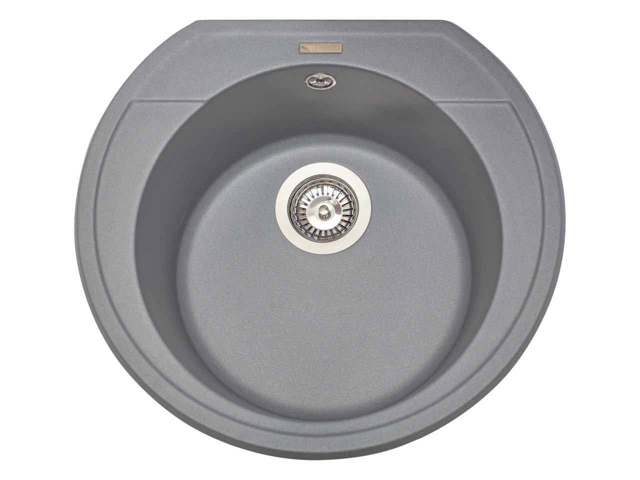 Кругла гранітна мийка MIRAGGIO Tuluza Gray 5248, фото 1