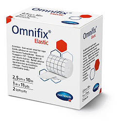 Фіксуючий пластир на нетканій основі Hartmann Omnifix Elastic 2.5см х 10м