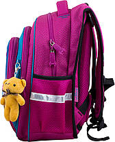 Рюкзак шкільний для дівчинки 1-4 класу ортопедичний з 3D малюнком Модна Сова 29*19*38 см Winner One R2-162, фото 2