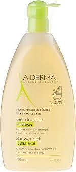 A-Derma Ultra-Rich Shower Gel А-Дерма Гель для душу поживний для шкіри всіх типів.