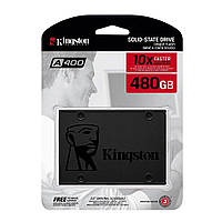 Накопичувач SSD 2.5" 480GB Kingston A400 (SA400S37/480G) TLC R500MBs W450MBs SATA III 7мм #