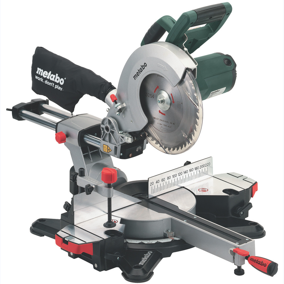 Пила торцювальна Metabo KGS 254 M (602540000) + Пильний диск по дереву!, фото 1