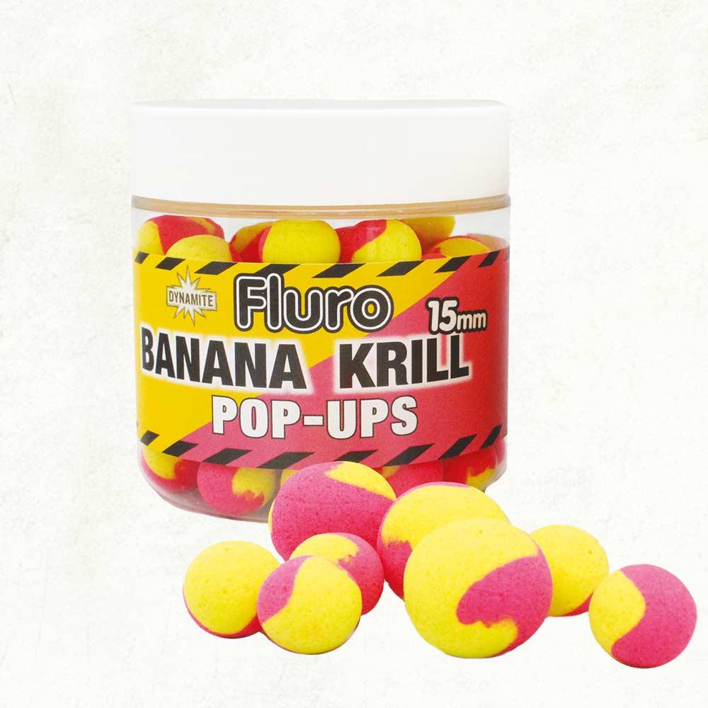 Бойл DYNAMITE BAITS Two-Tone Pop-Up - Krill & Banana 15mm